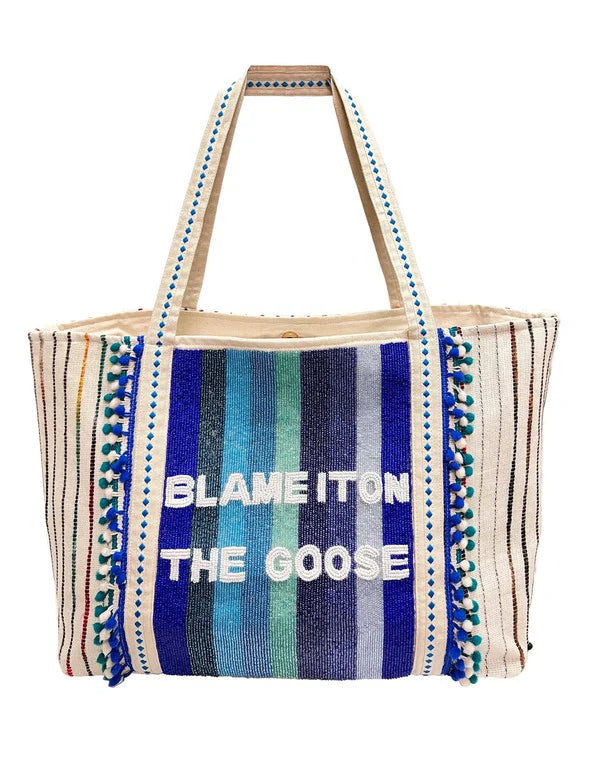 Blame It On The Goose Beaded Tote