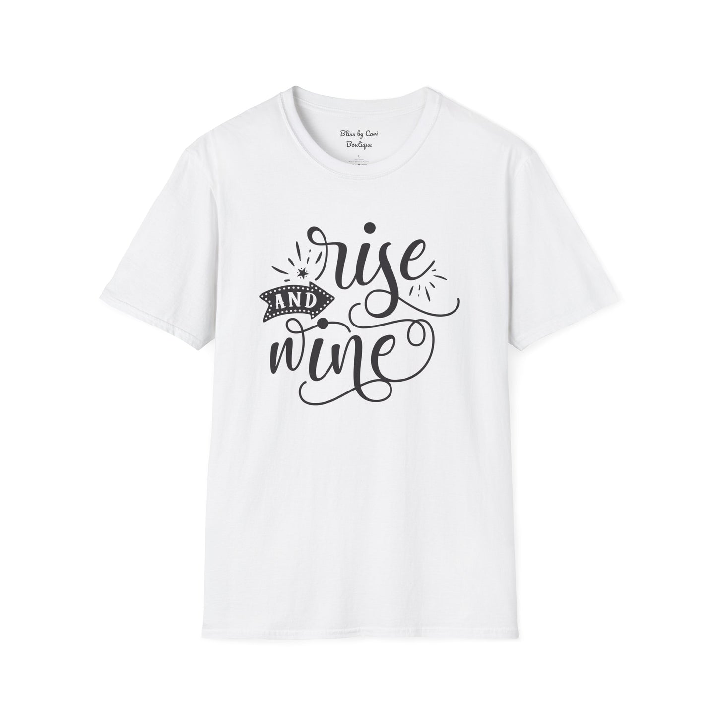 Rise & Wine Softstyle T-Shirt Available In 14 Colors