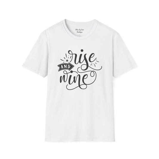 Rise & Wine Softstyle T-Shirt Available In 14 Colors