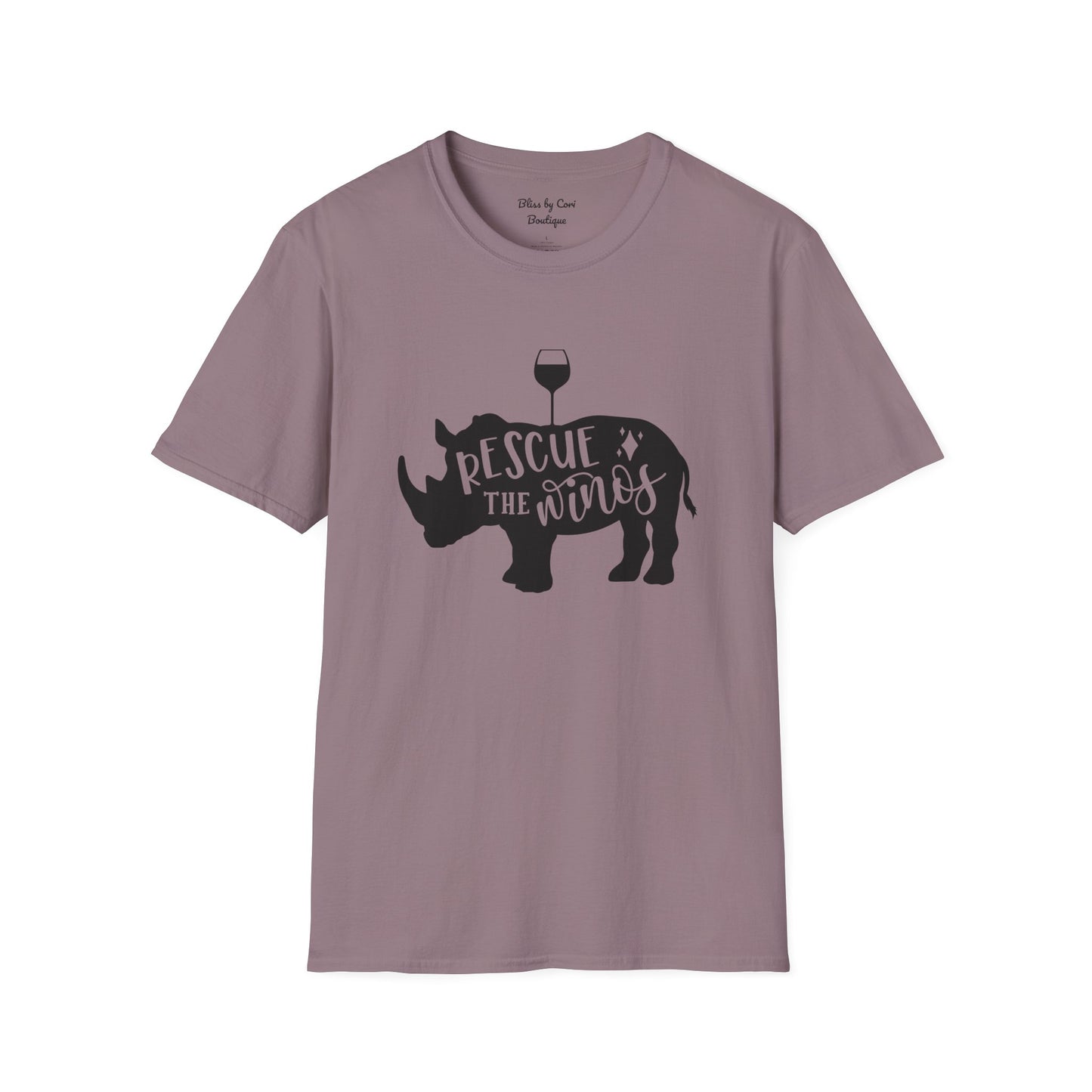 Rescue The Winos Softstyle T-Shirt Available In 14 Colors