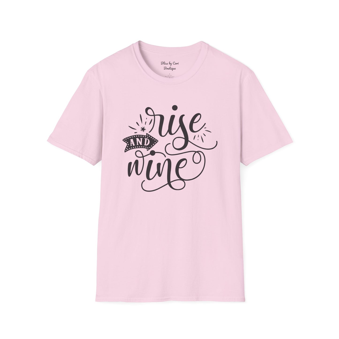 Rise & Wine Softstyle T-Shirt Available In 14 Colors