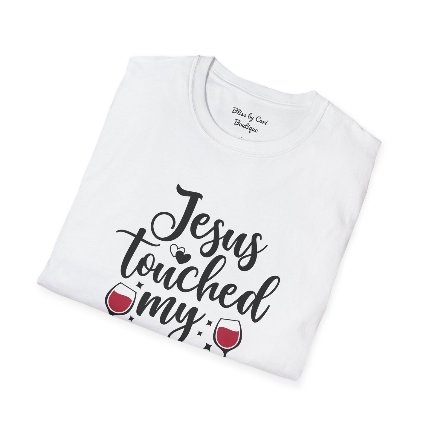 Jesus Touched My Water Softstyle T-Shirt Available In 14 Colors