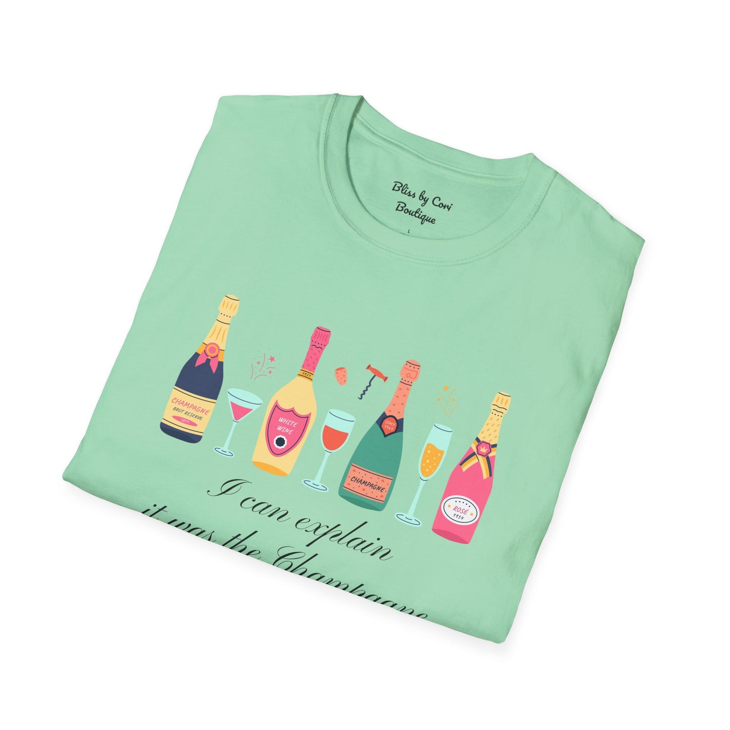 I Can Explain...It was The Champagne Softstyle T-Shirt Available In 14 Colors