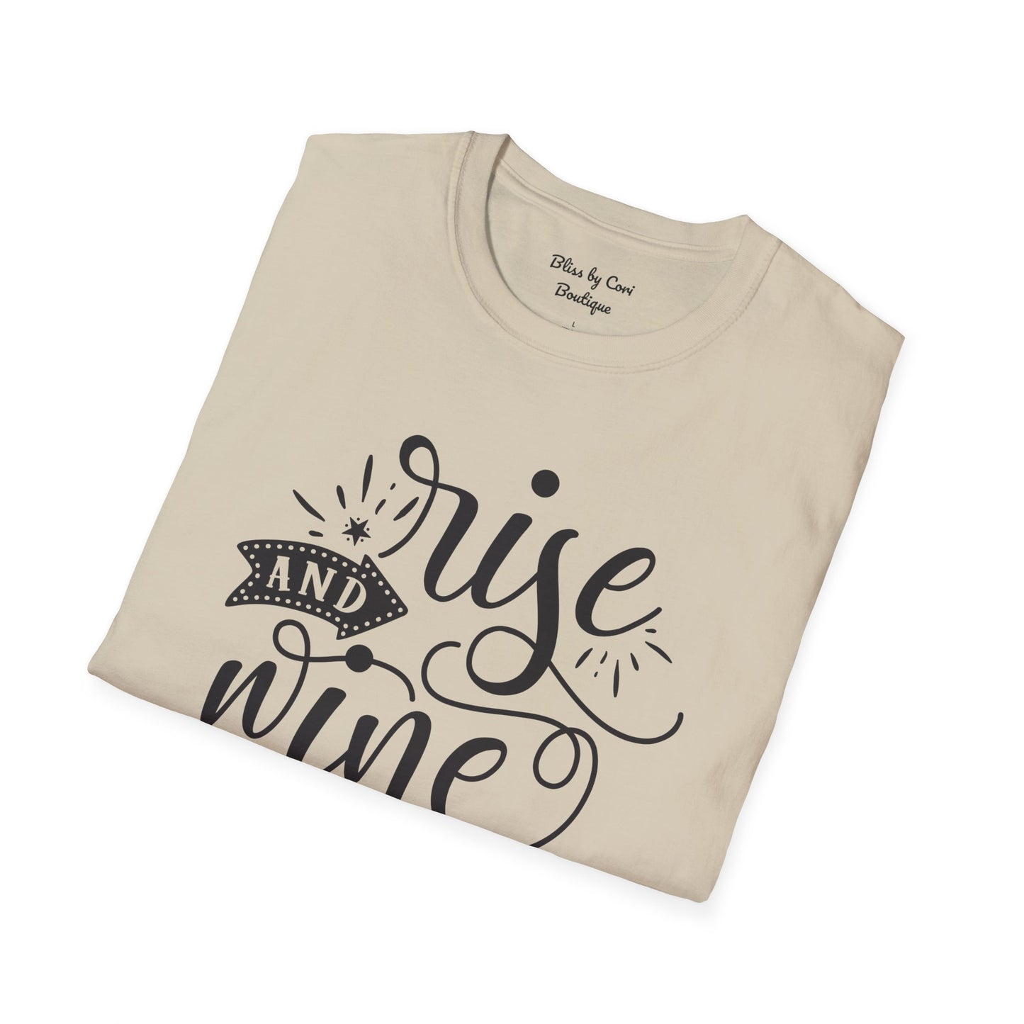 Rise & Wine Softstyle T-Shirt Available In 14 Colors