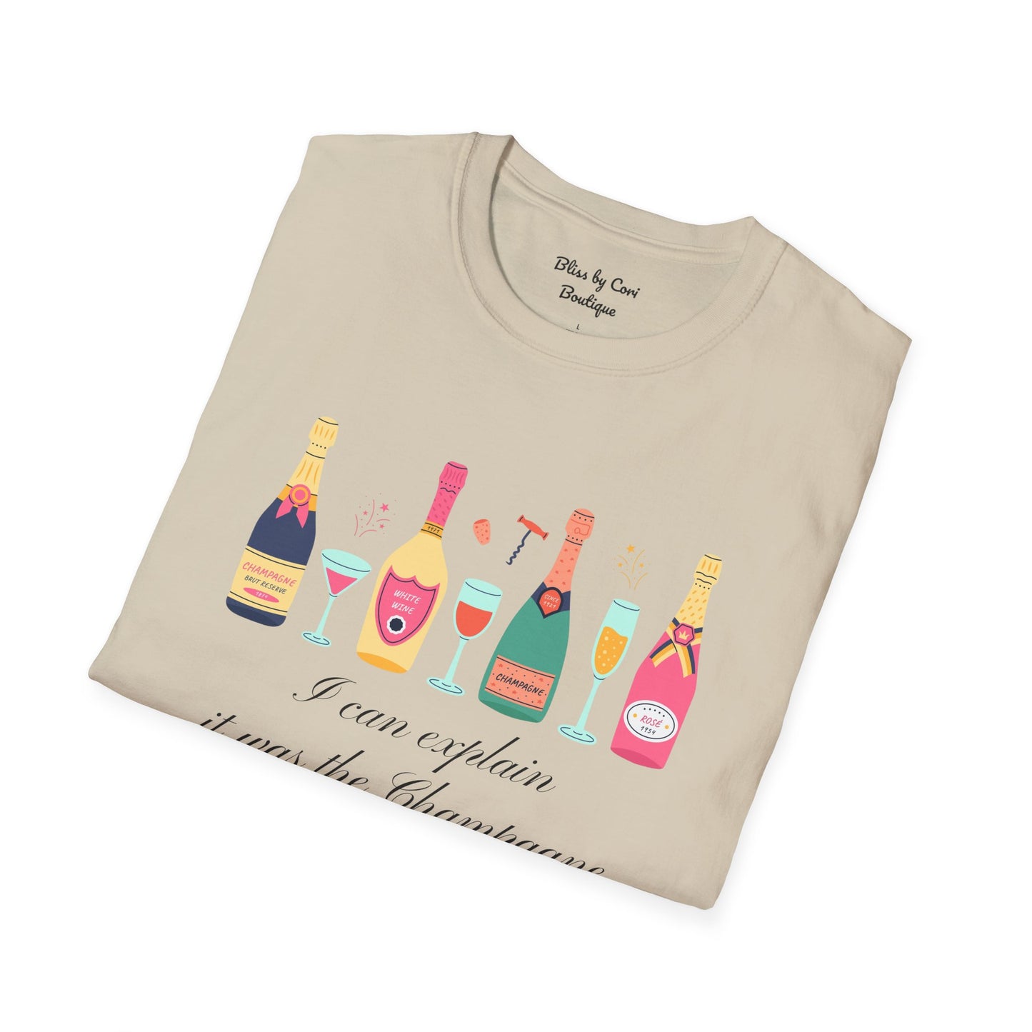 I Can Explain...It was The Champagne Softstyle T-Shirt Available In 14 Colors