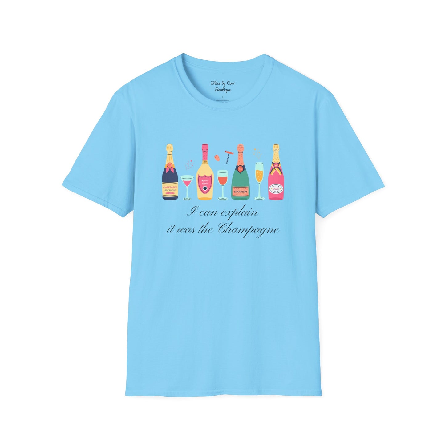 I Can Explain...It was The Champagne Softstyle T-Shirt Available In 14 Colors