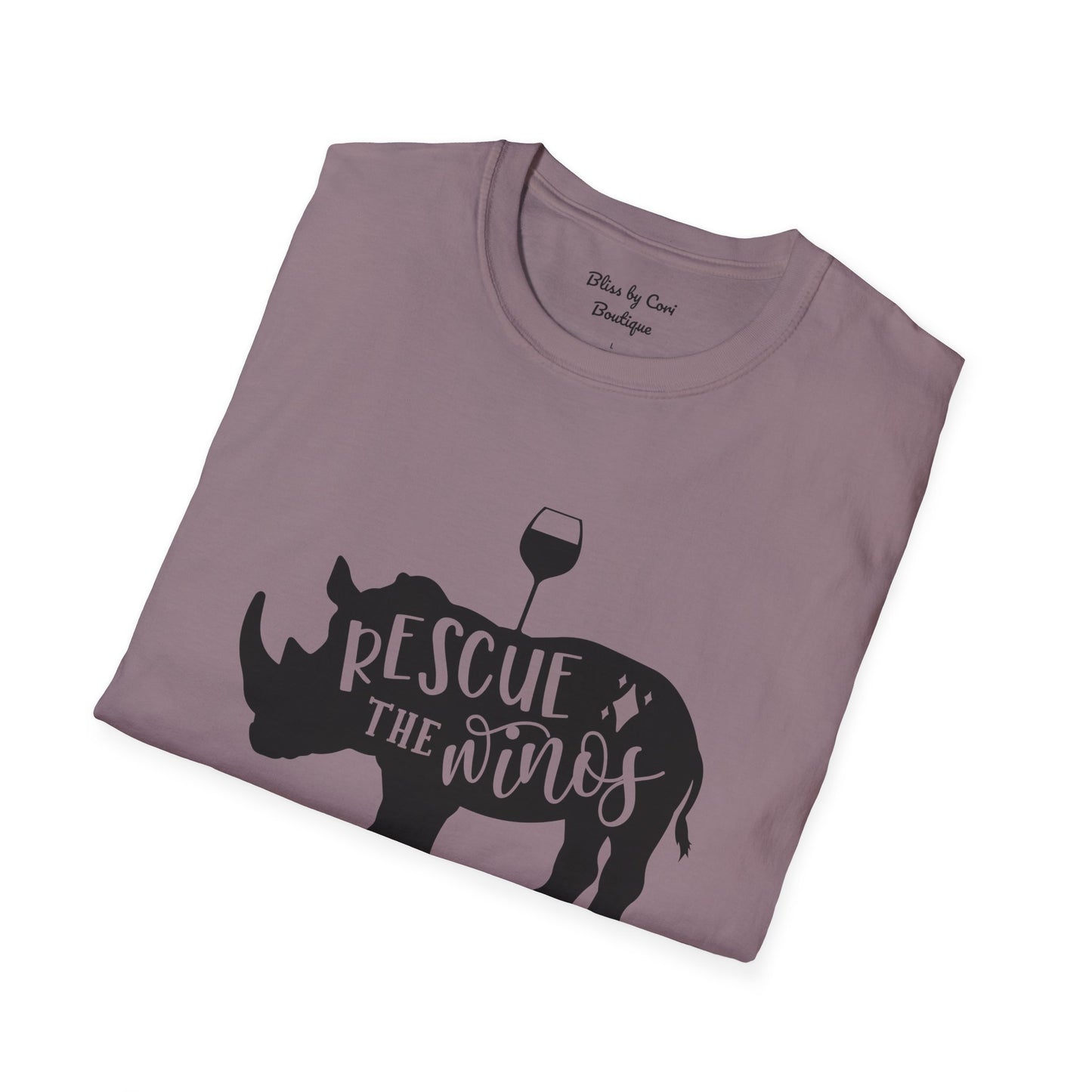 Rescue The Winos Softstyle T-Shirt Available In 14 Colors