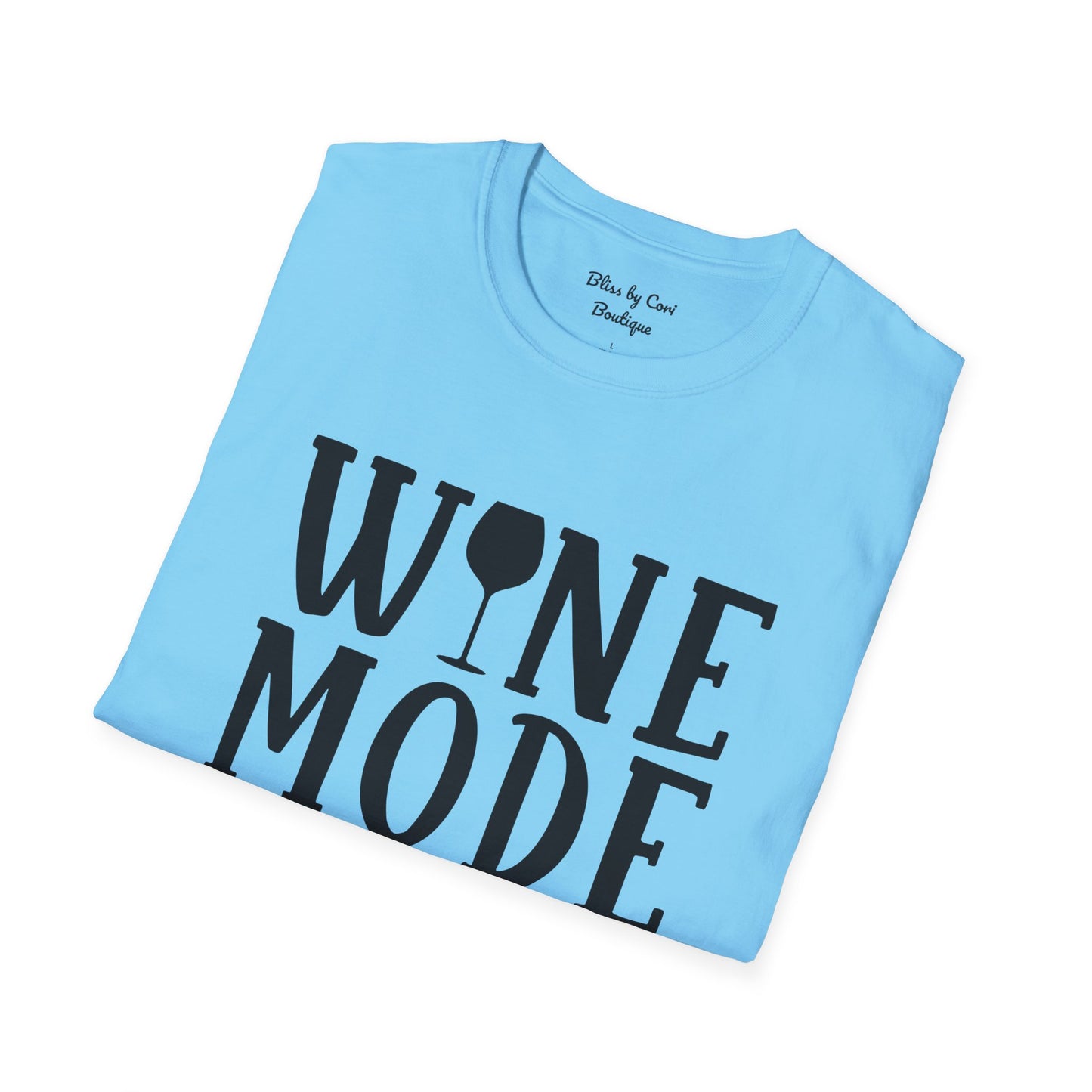 Wine Mode On Softstyle T-Shirt Available In 14 Colors