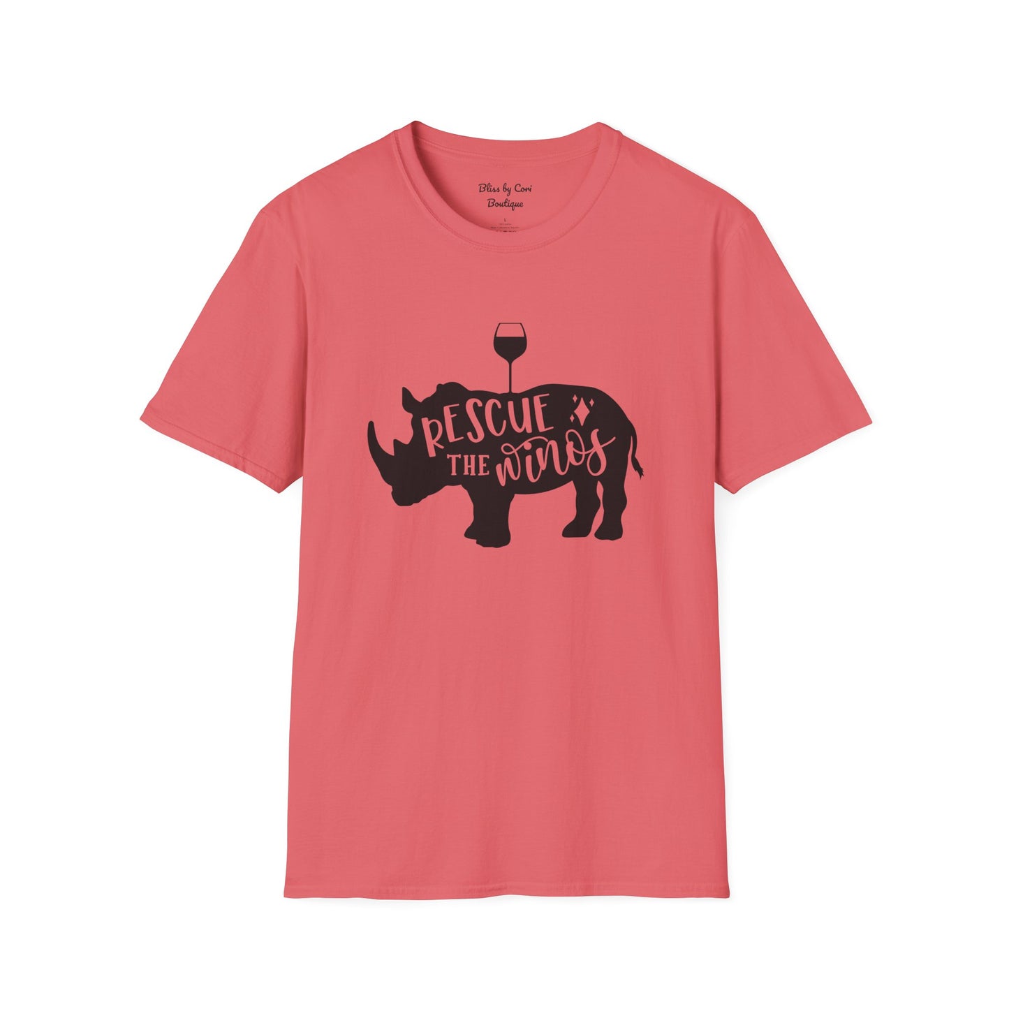 Rescue The Winos Softstyle T-Shirt Available In 14 Colors