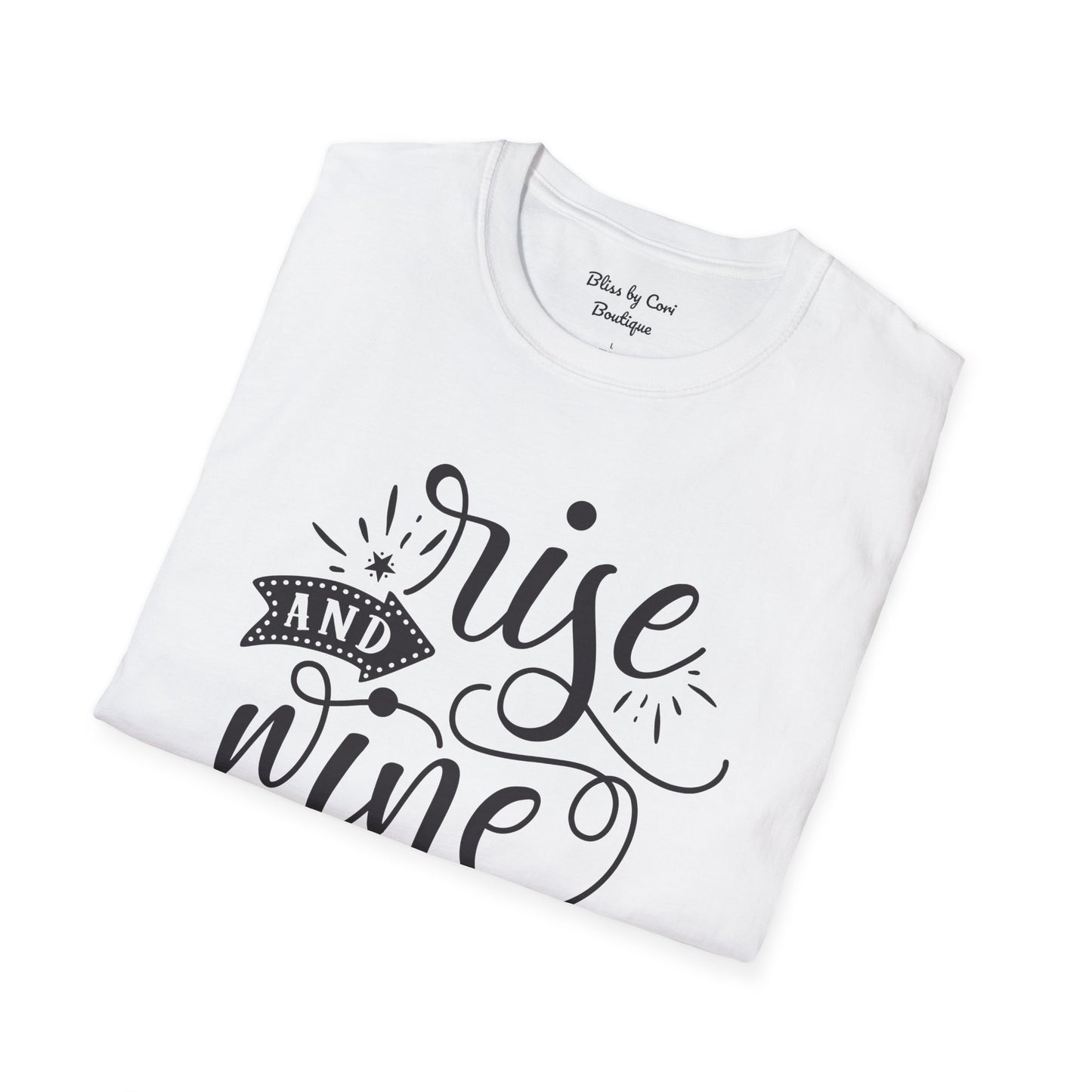 Rise & Wine Softstyle T-Shirt Available In 14 Colors