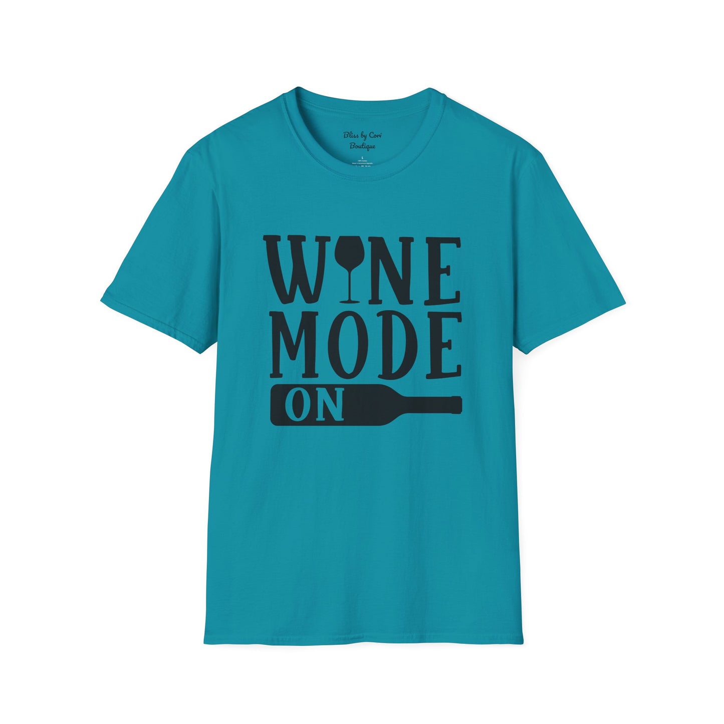 Wine Mode On Softstyle T-Shirt Available In 14 Colors