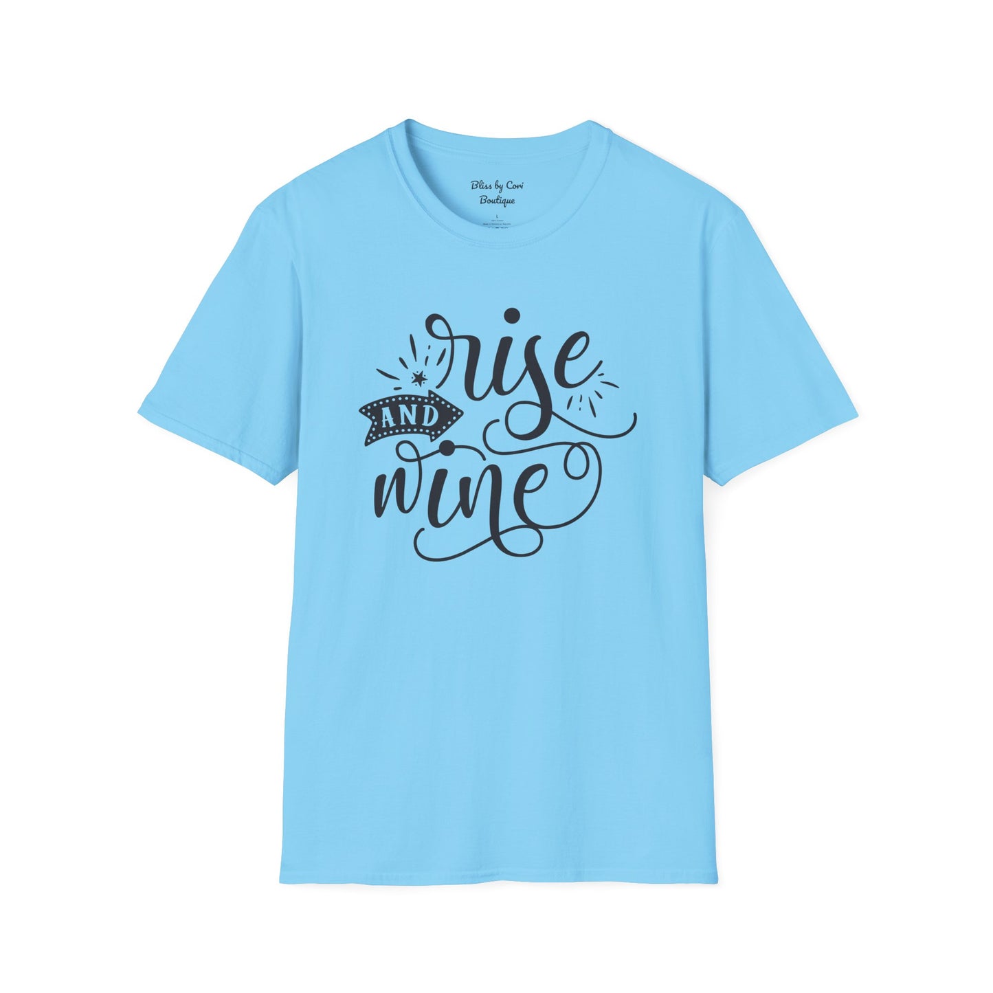 Rise & Wine Softstyle T-Shirt Available In 14 Colors