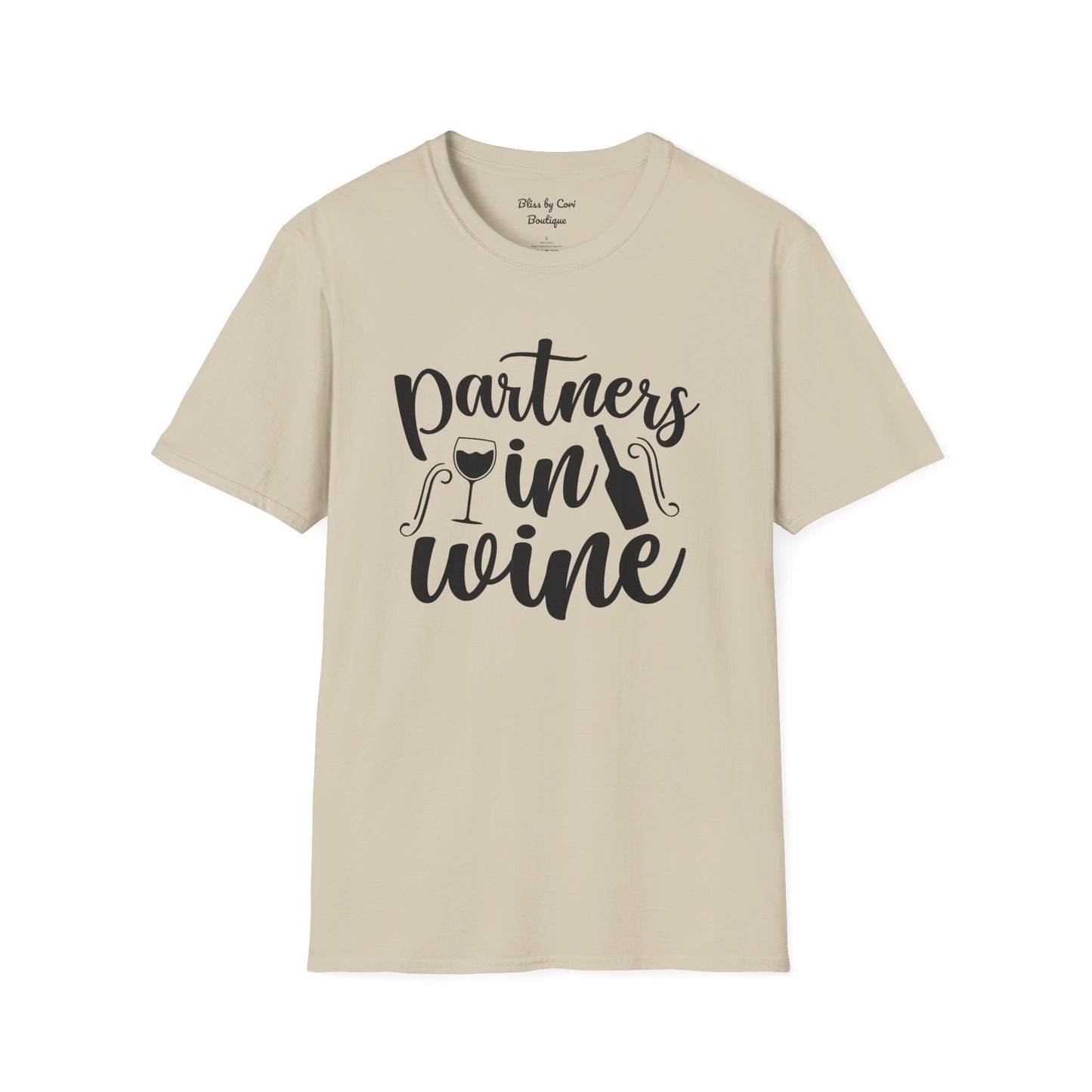 Partners In Wine Softstyle T-Shirt Available In 14 Colors