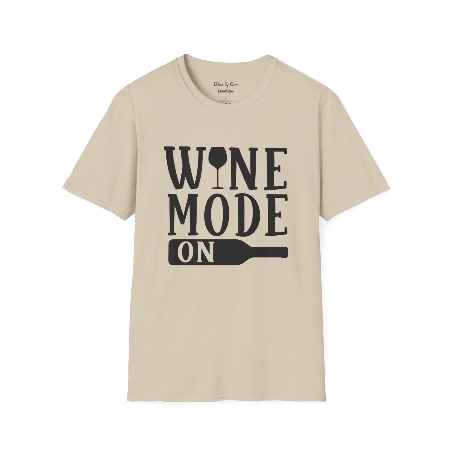 Wine Mode On Softstyle T-Shirt Available In 14 Colors