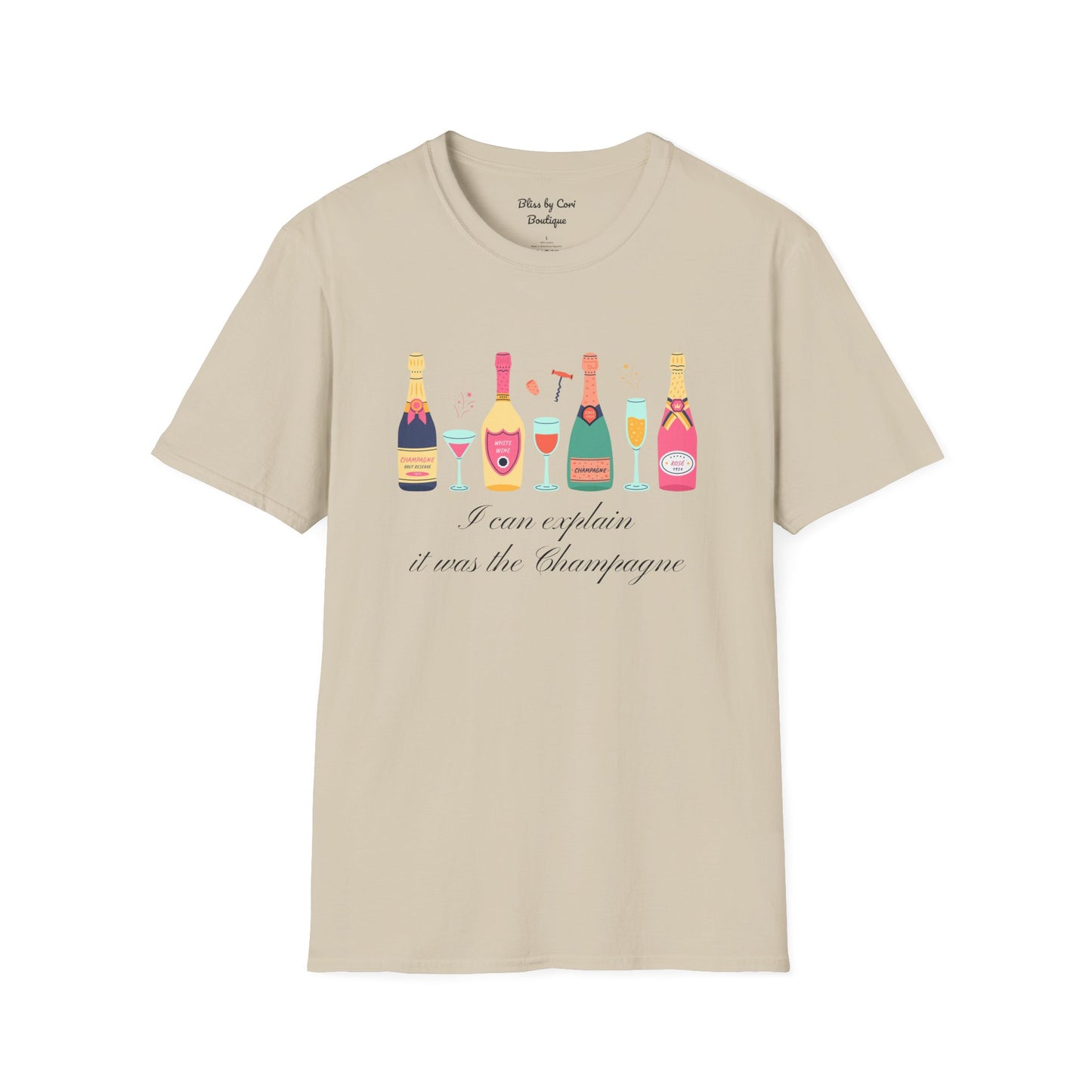 I Can Explain...It was The Champagne Softstyle T-Shirt Available In 14 Colors