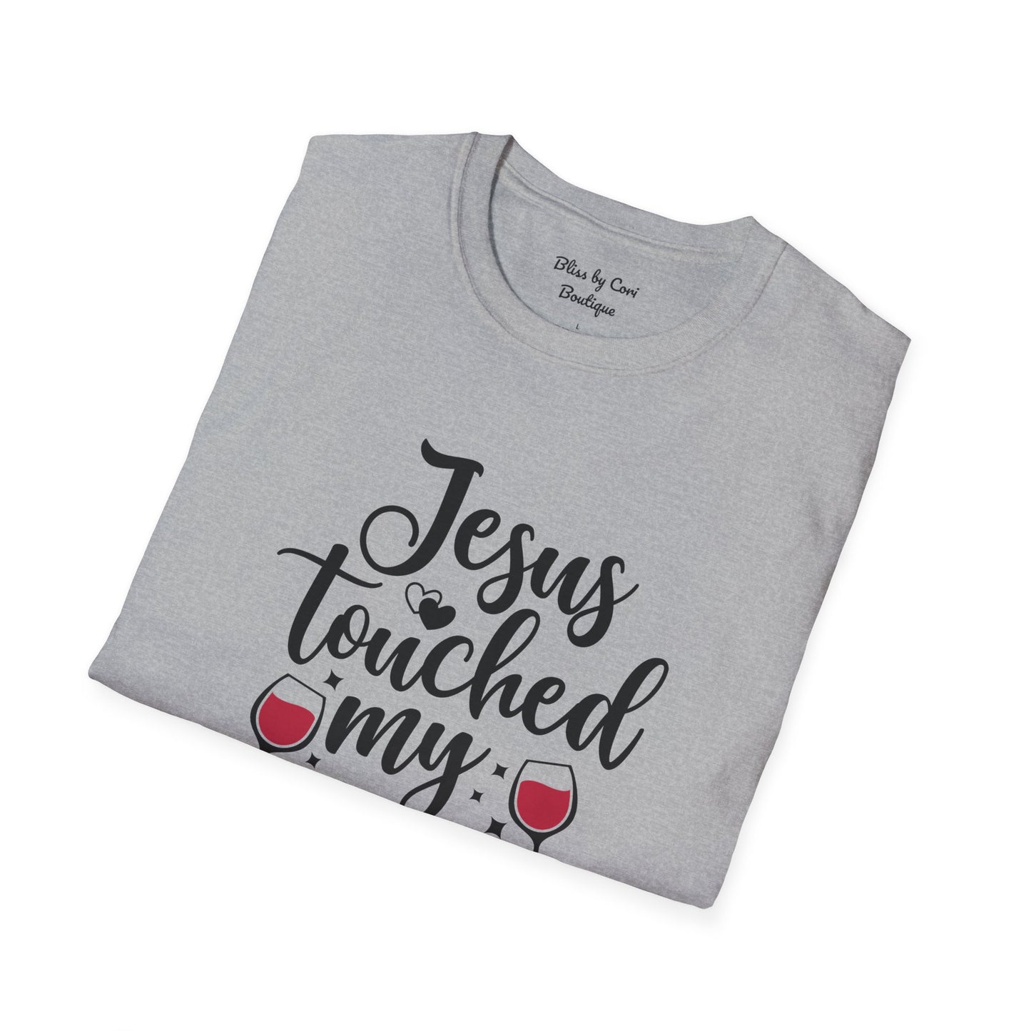 Jesus Touched My Water Softstyle T-Shirt Available In 14 Colors