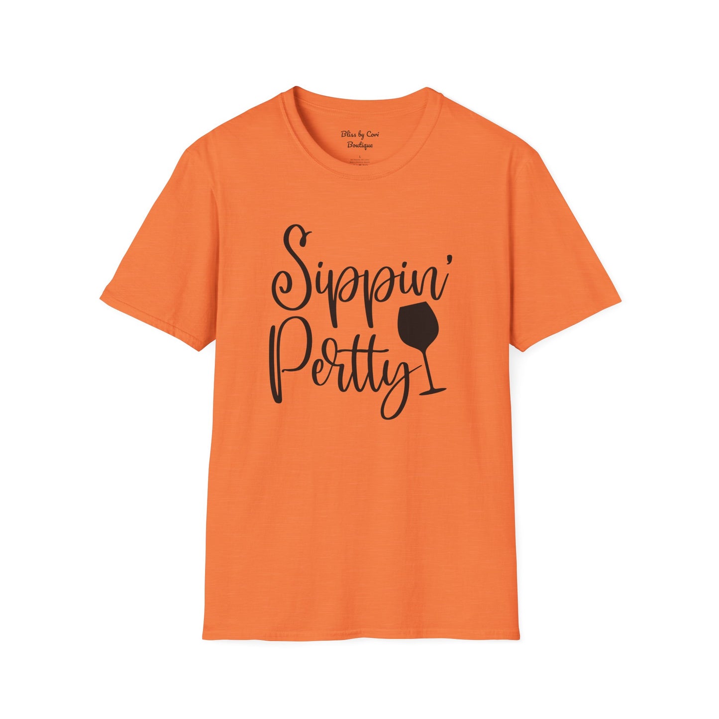 Sippin' Pretty Softstyle T-Shirt Available In 14 Colors