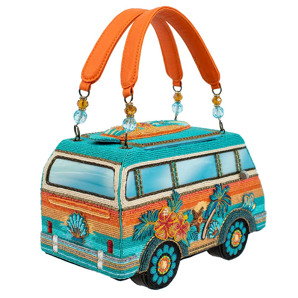 Mary Frances - Catch A Wave Top Handle Surf Van Handbag