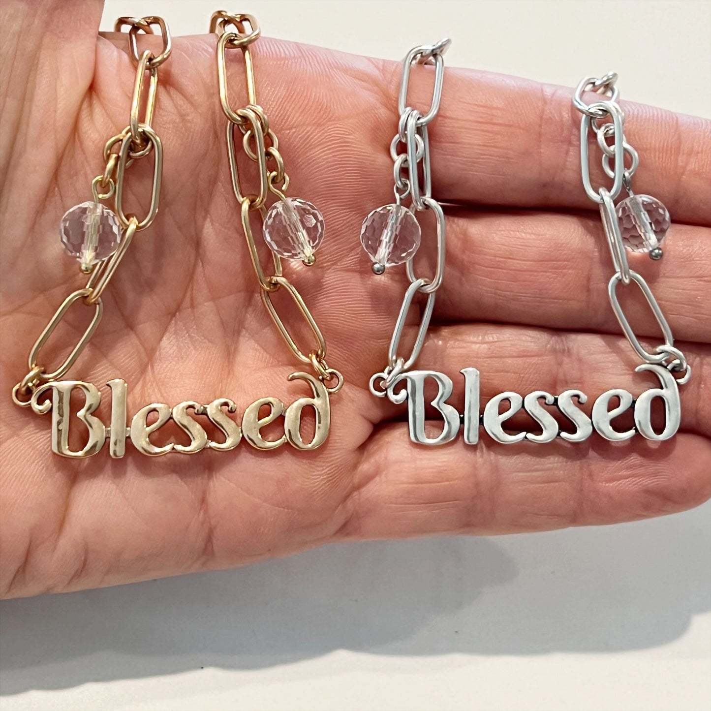 Blessed Long Chain Mantra Necklace