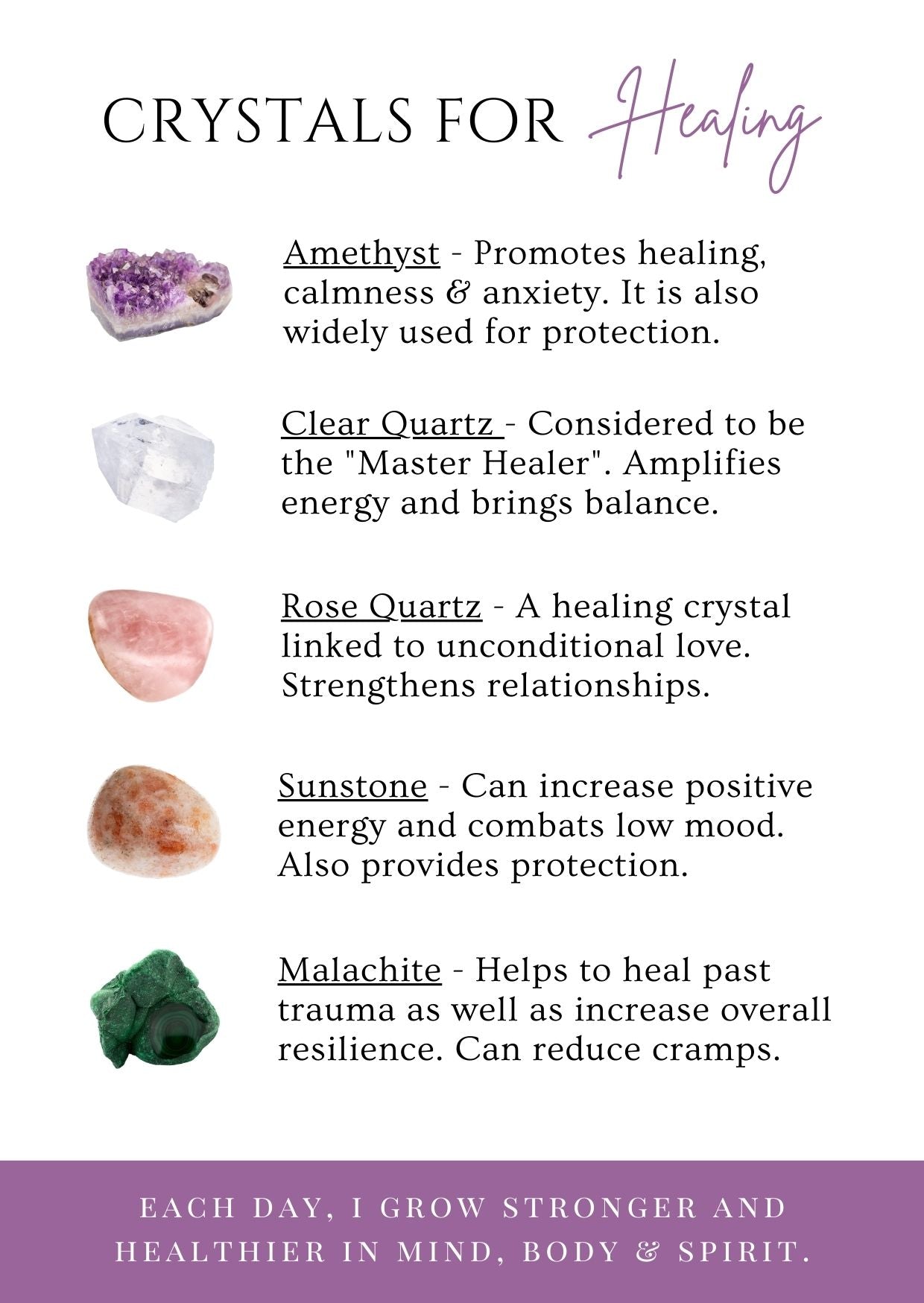 Crystals For Healing Gemstone Bracelet Set