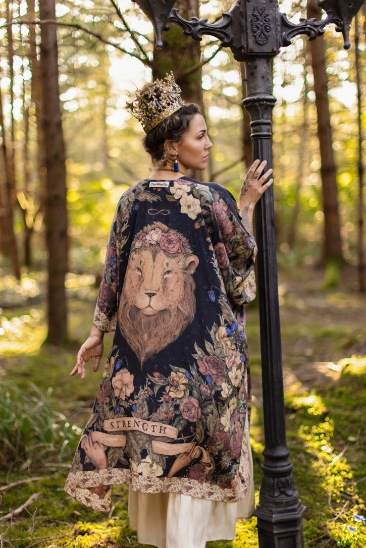 Lionheart Bohemian Goddess Starduster Kimono with Botanicals - Pre Order - Ships in March 2026