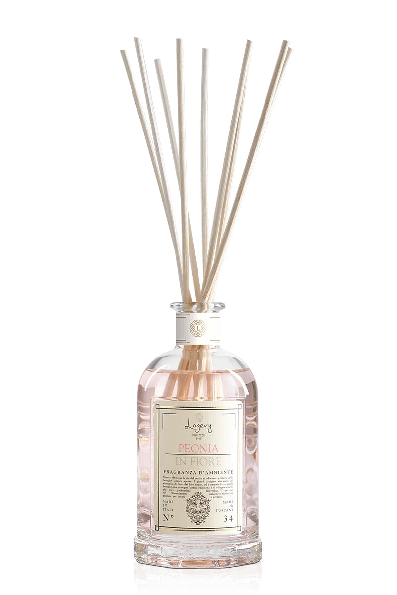 Logevy Firenze 1965 - Home Fragrances - Peonia in Fiore Luxury Reed Diffuser