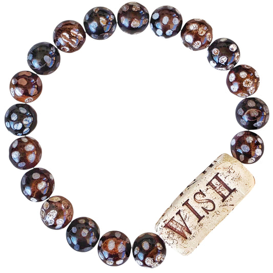 "Wish" Mantra Intention Bracelet