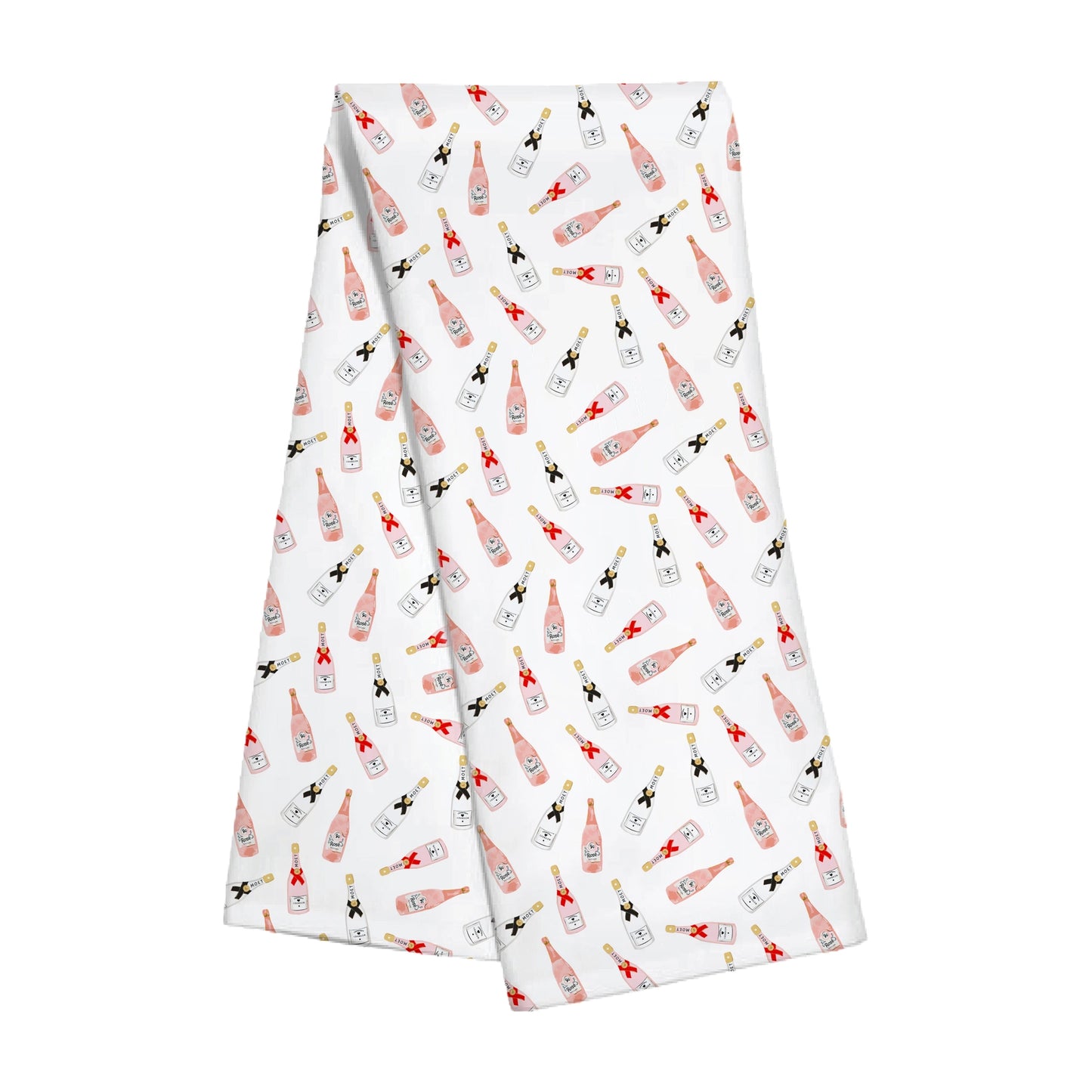 Champagne Bottle Kitchen Towel