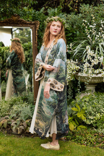 The Mythmaker Opera Duster w/ Pastoral Landscape & Unicorn Pre-Order Ship March 2026
