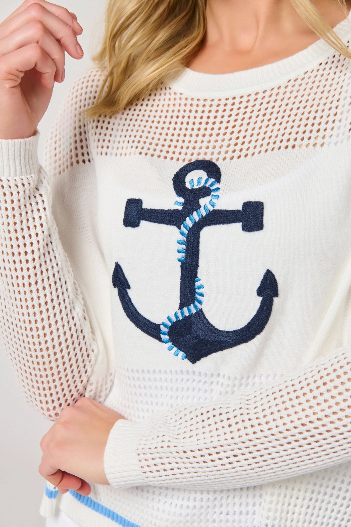 Anchor Mesh Sweater