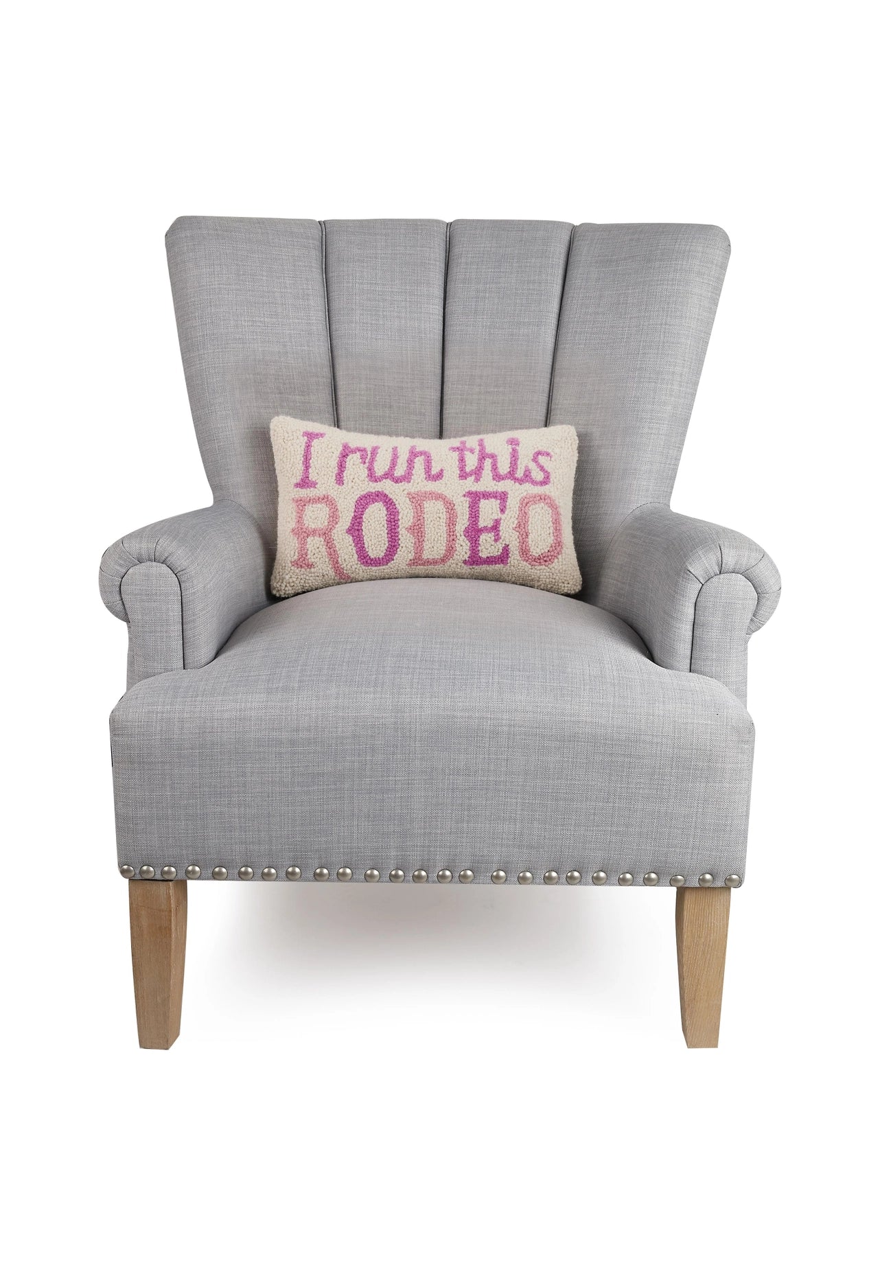 I Run This Rodeo Hook Pillow - Preorder - For Mid July Shipment