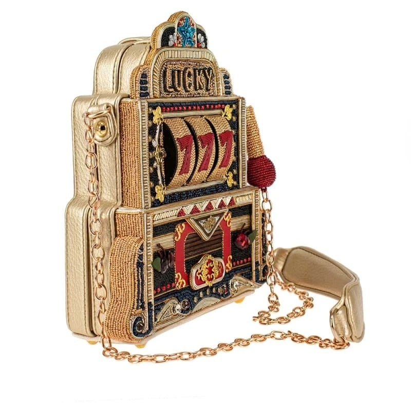 Mary Frances - Lucky 7 Beaded and Embellished Slot Machine Handbag