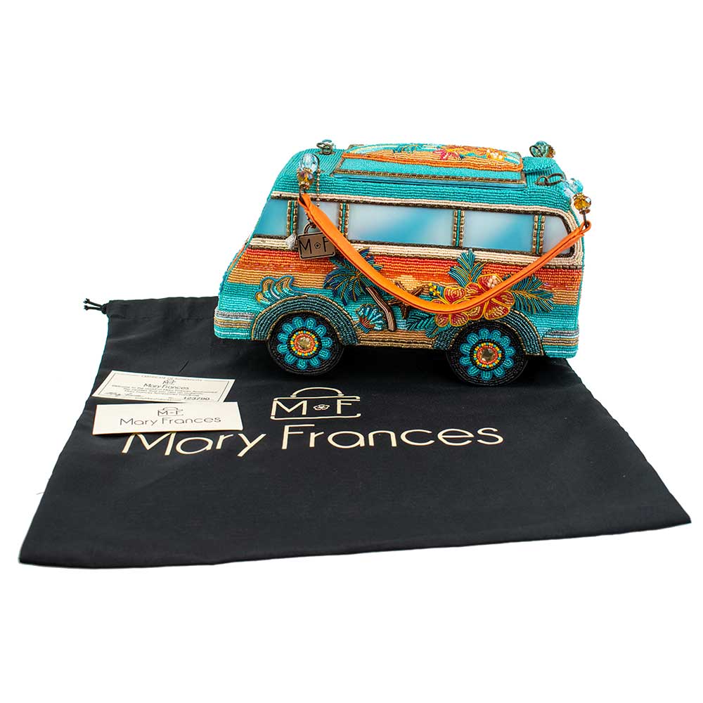 Mary Frances - Catch A Wave Top Handle Surf Van Handbag
