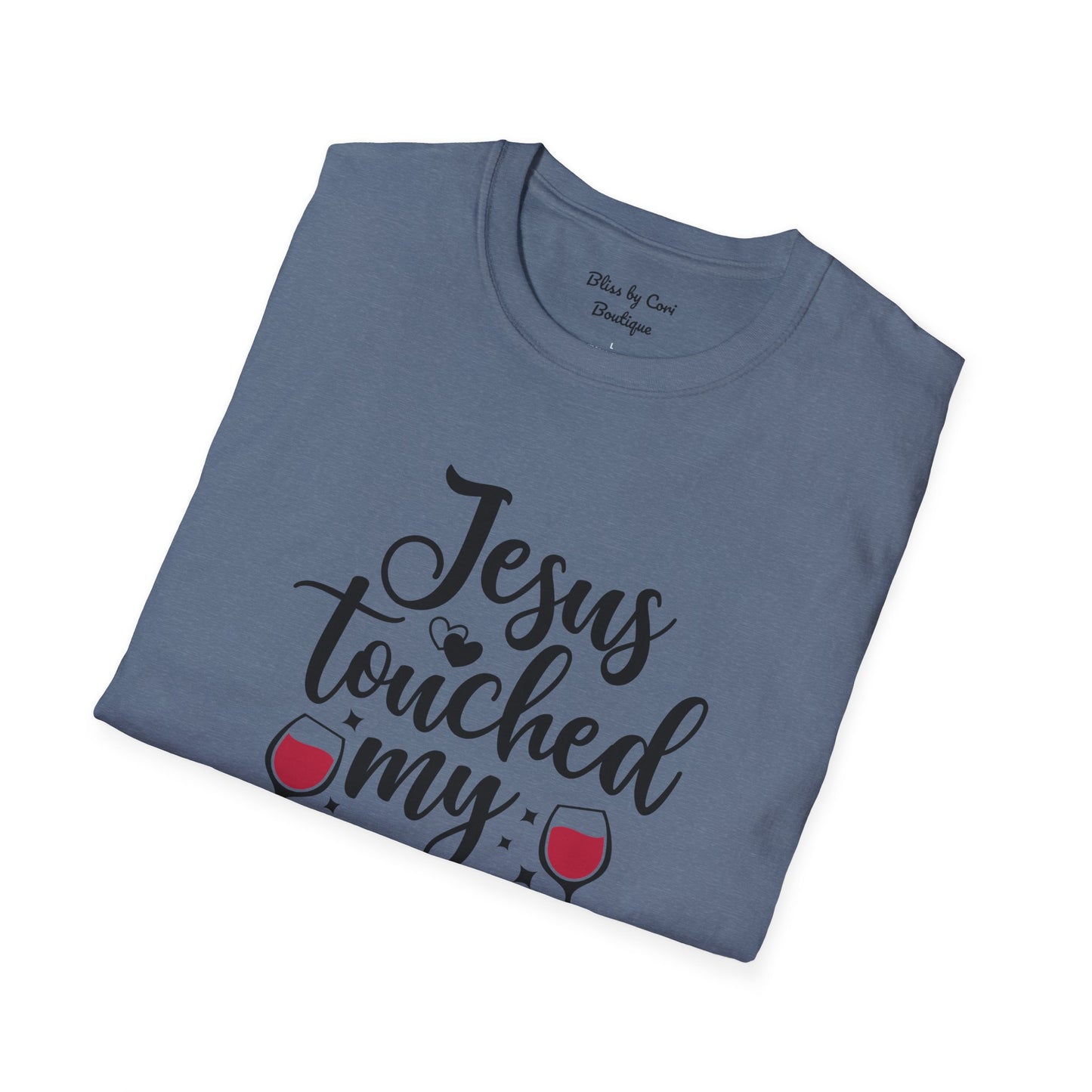 Jesus Touched My Water Softstyle T-Shirt Available In 14 Colors