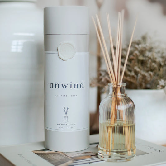 Unwind | Sea Salt + Palm Reed Diffuser