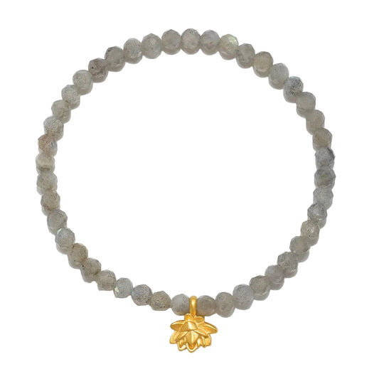 Intentional Journey Labradorite Lotus Bracelet