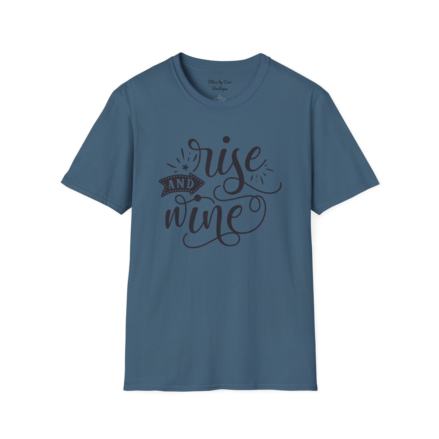 Rise & Wine Softstyle T-Shirt Available In 14 Colors