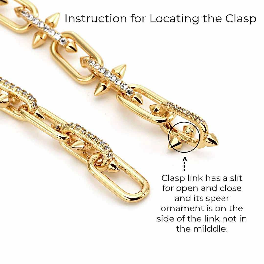 Talon Chain Bracelet - Available in Gold or Silver