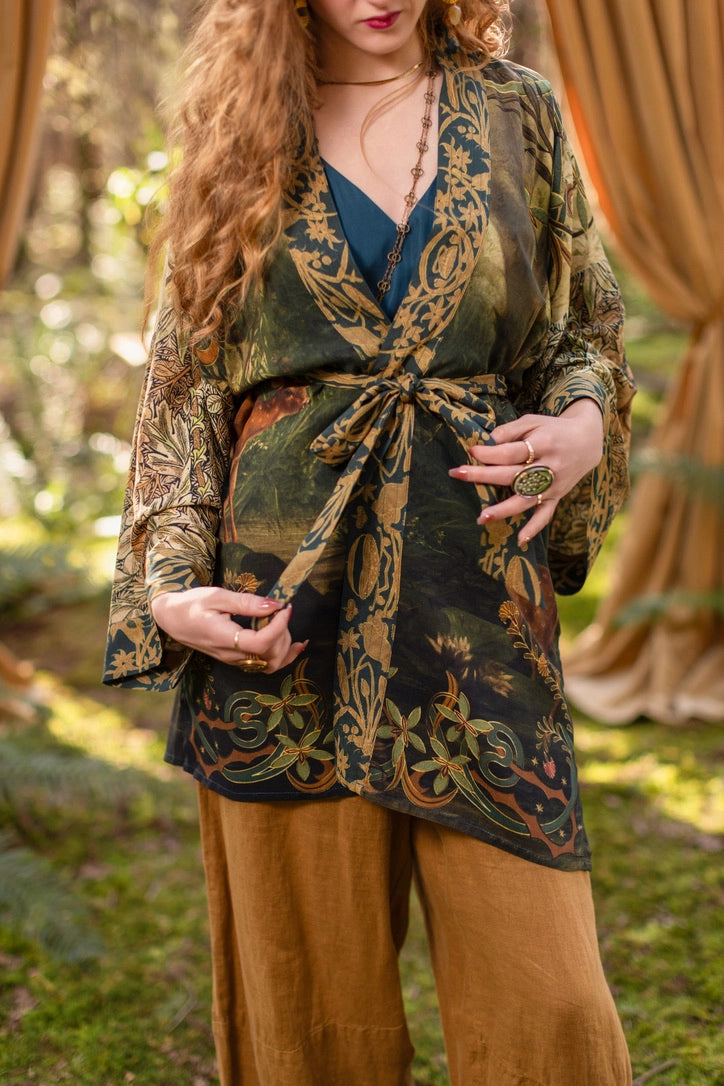The Dawning Matineé (Mid-Length) Duster w/ Ophelia & Fawns *Pre Order* Ships October 2026
