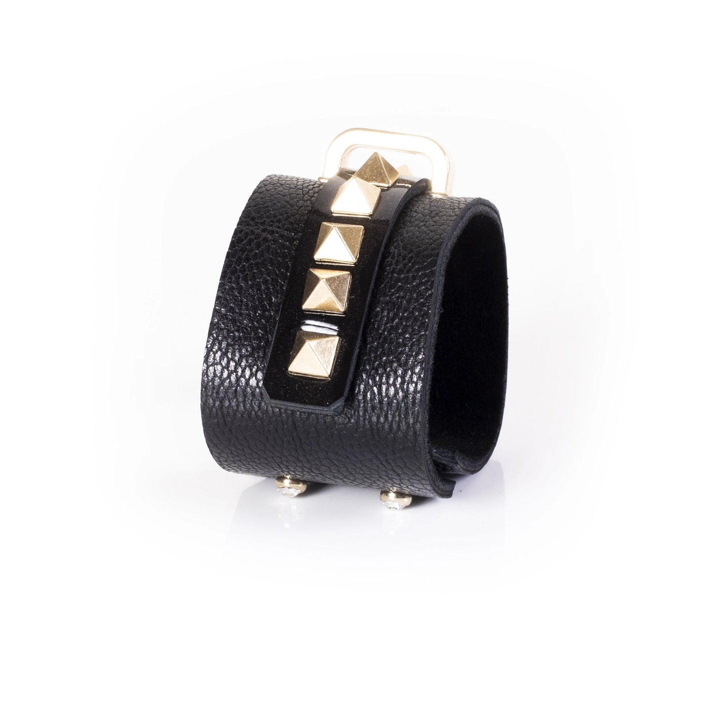 The Angelic Resolve Leather Cuff Bracelet