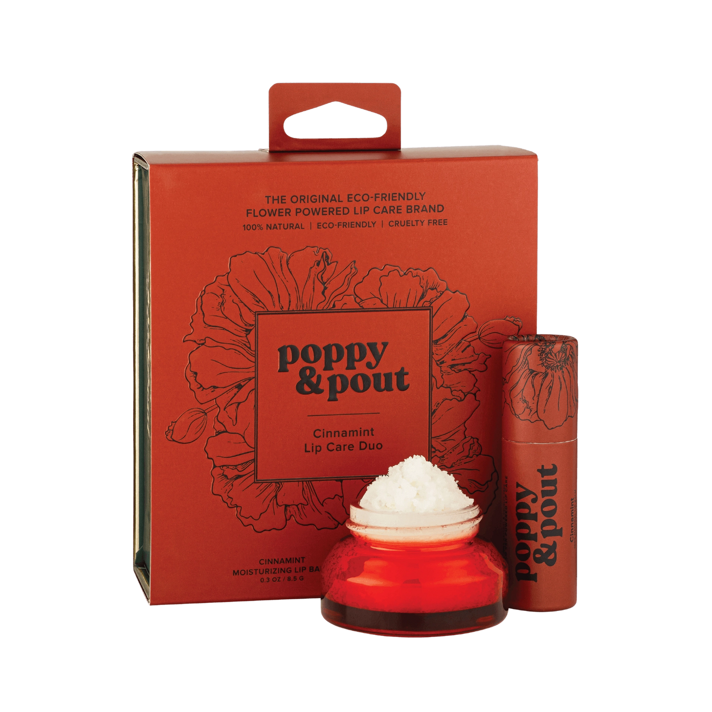 Poppy & Pout Cinnamint Lip Care Duo