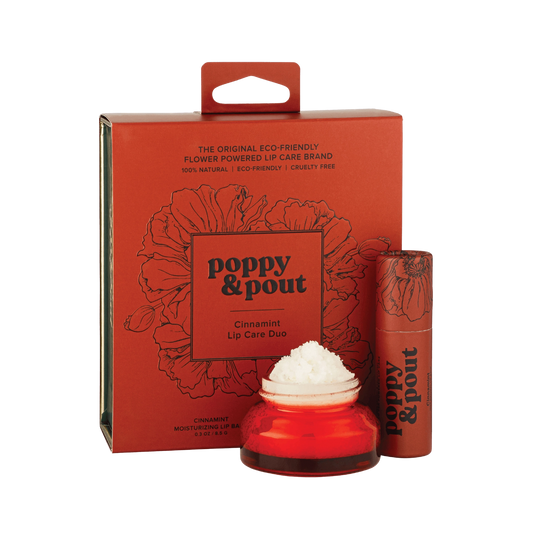 Poppy & Pout Cinnamint Lip Care Duo