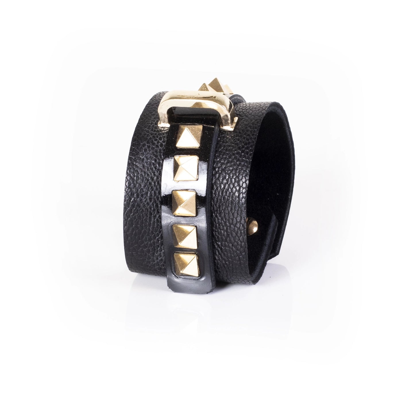 The Angelic Resolve Leather Cuff Bracelet