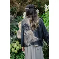 Market Of Stars - Love Conquers All Cropped Bamboo Kimono Cardigan