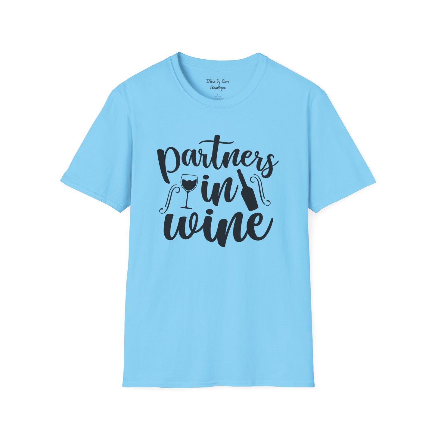 Partners In Wine Softstyle T-Shirt Available In 14 Colors