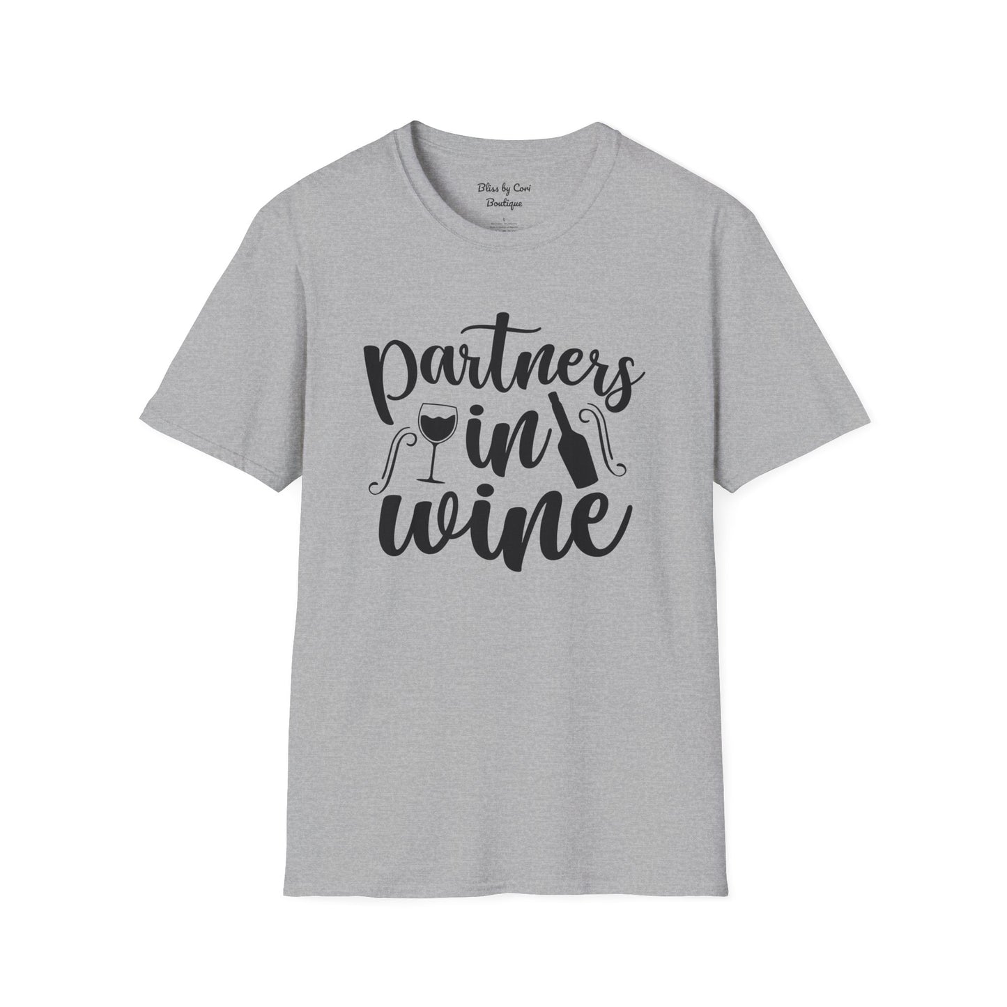 Partners In Wine Softstyle T-Shirt Available In 14 Colors