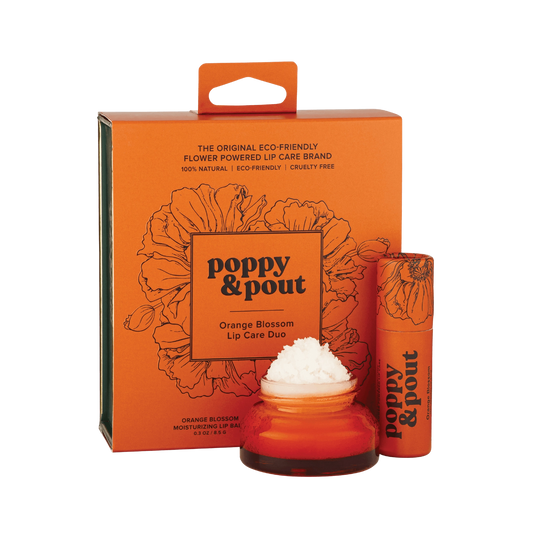 Poppy & Pout Orange Blossom Lip Care Duo