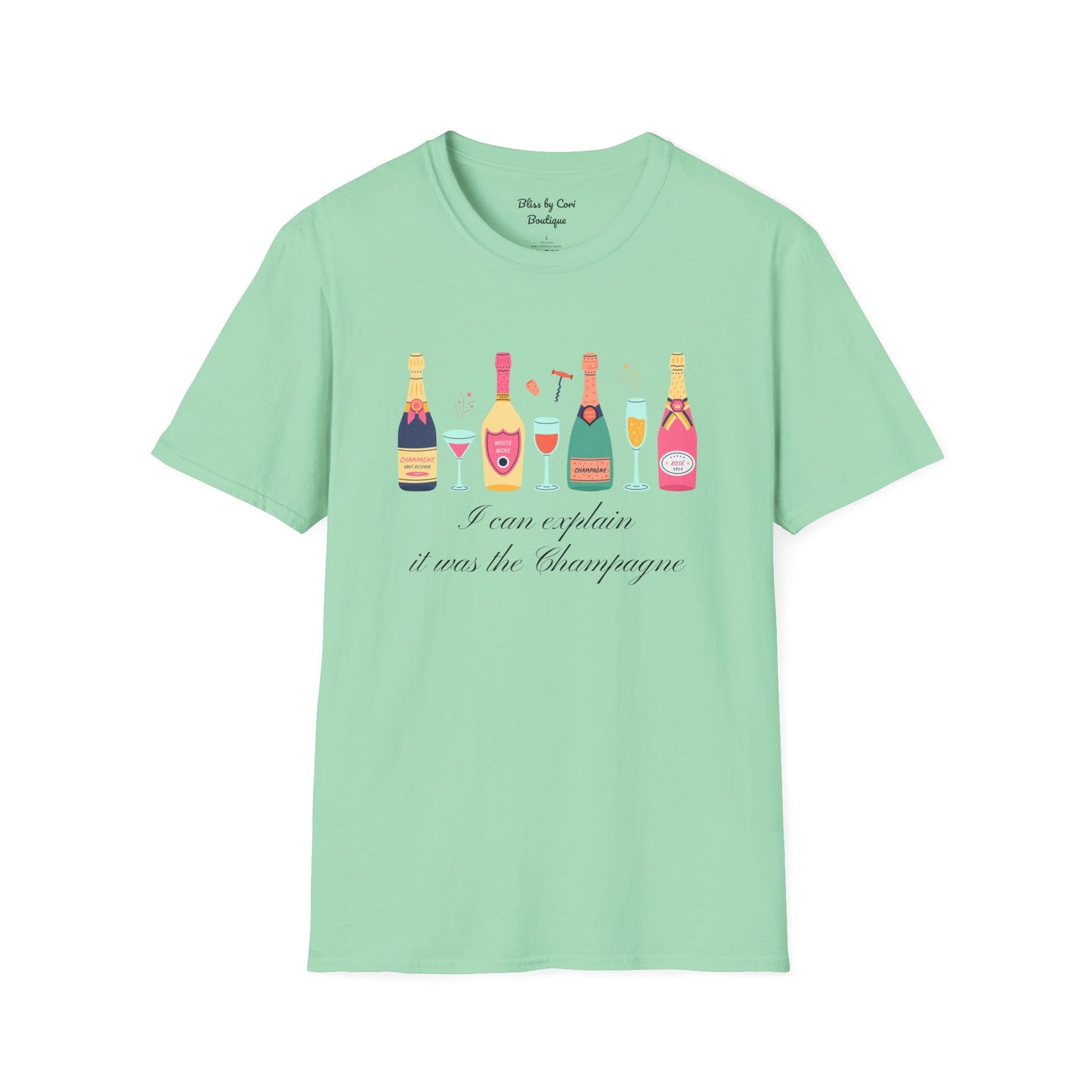 I Can Explain...It was The Champagne Softstyle T-Shirt Available In 14 Colors