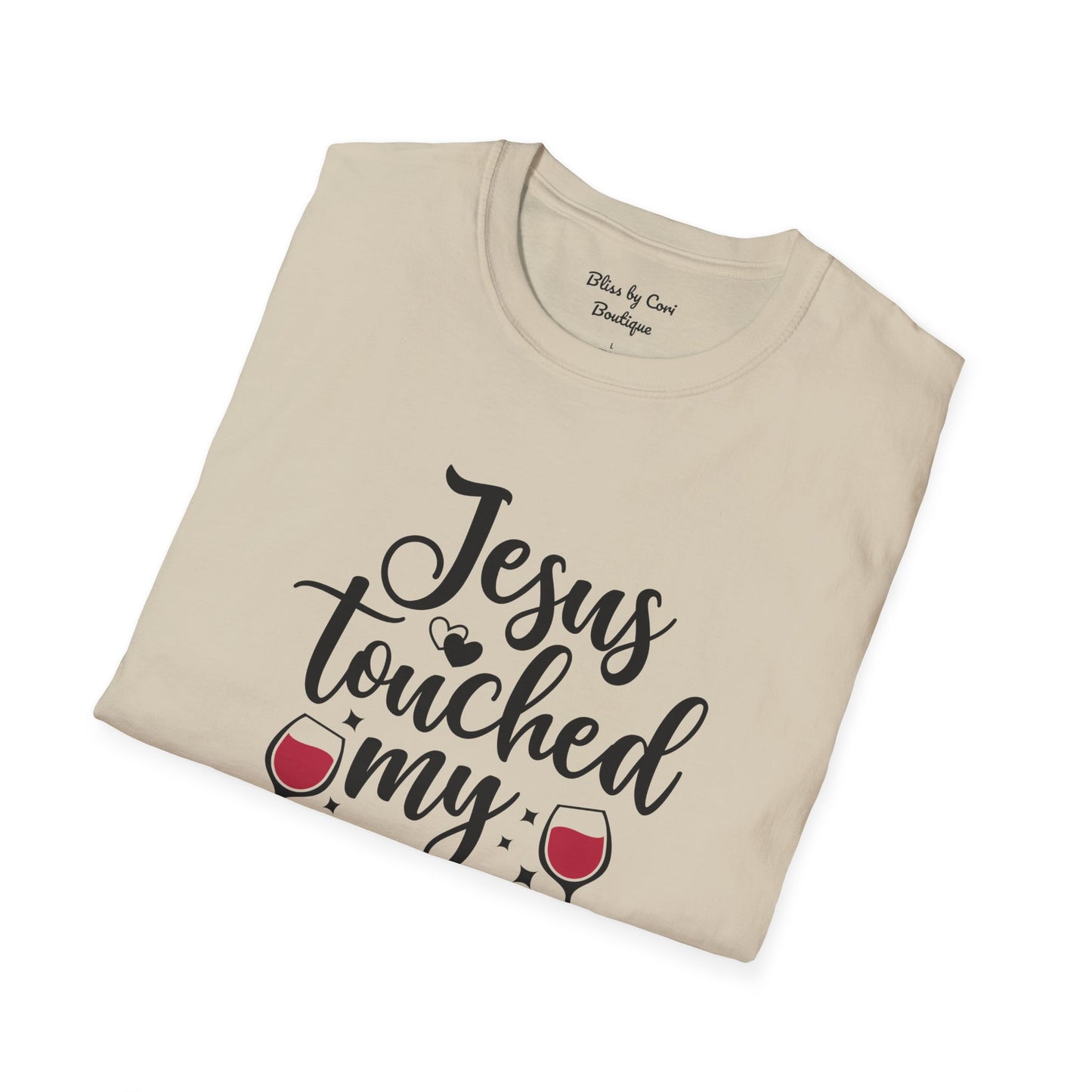 Jesus Touched My Water Softstyle T-Shirt Available In 14 Colors