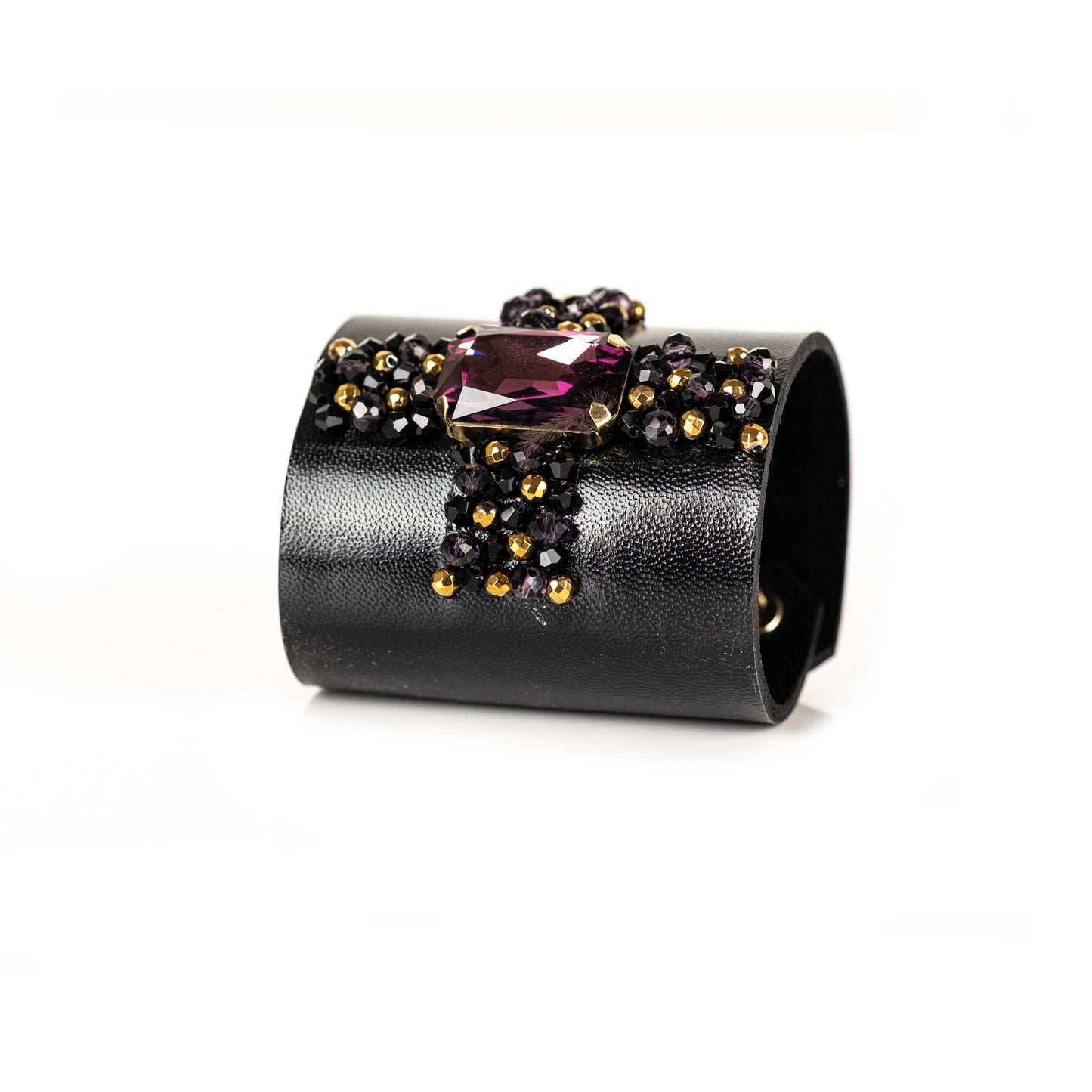 The Defiant Crux Leather Cuff Bracelet